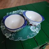 Set of two bowls type Breton