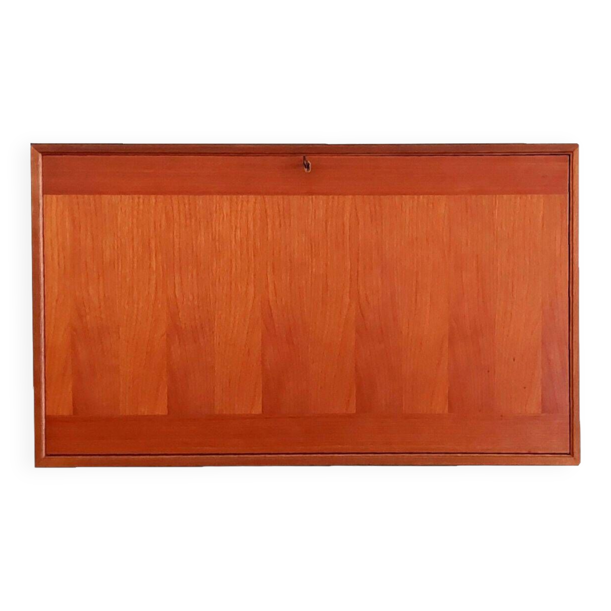 Meuble en teck, barre suspendue, Danemark 1960