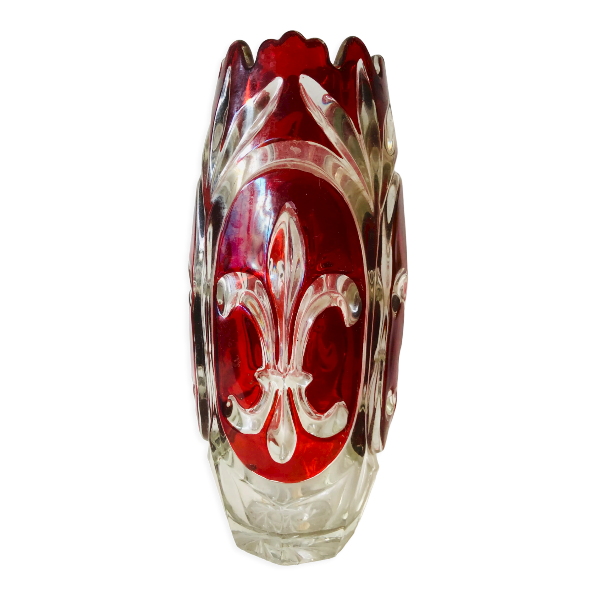 Vase with fleurs-de-lys 50s