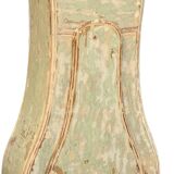 Antique mora clock long case, mint colour wood case 1800s