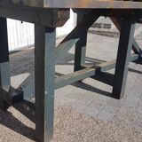 Table established of old shoemaker furniture