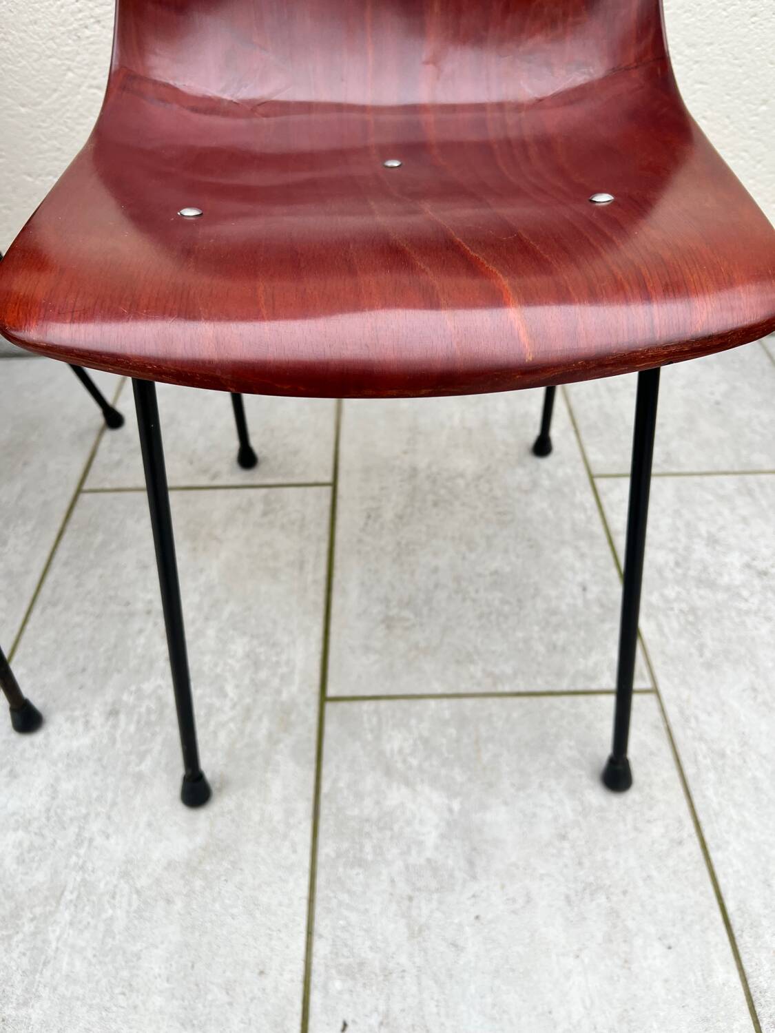 2 vintage chairs by Pierre Paulin model CM 131 edition Thonet