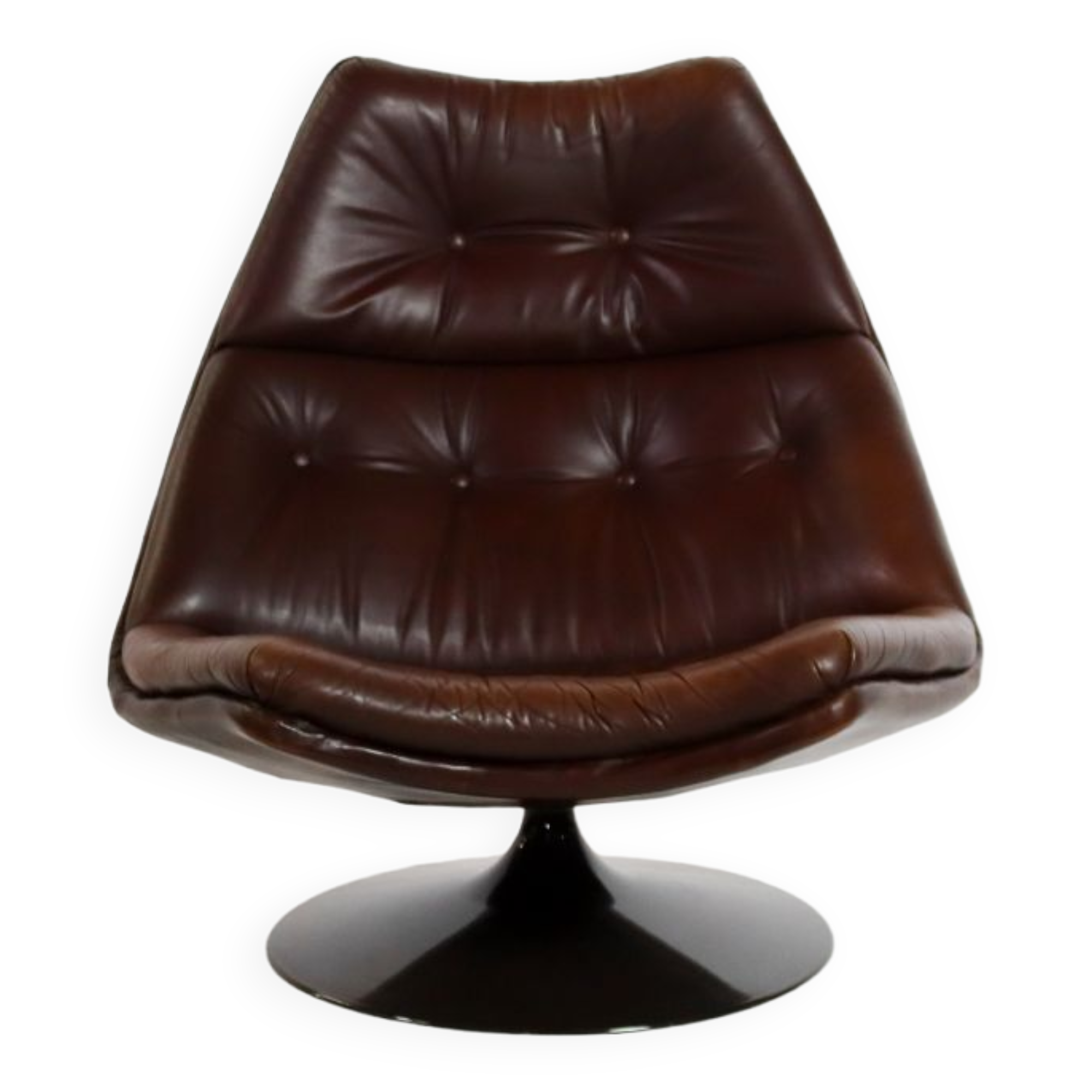 Leather F511 Lounge Chair by Geoffrey Harcourt for Artifort 1960s