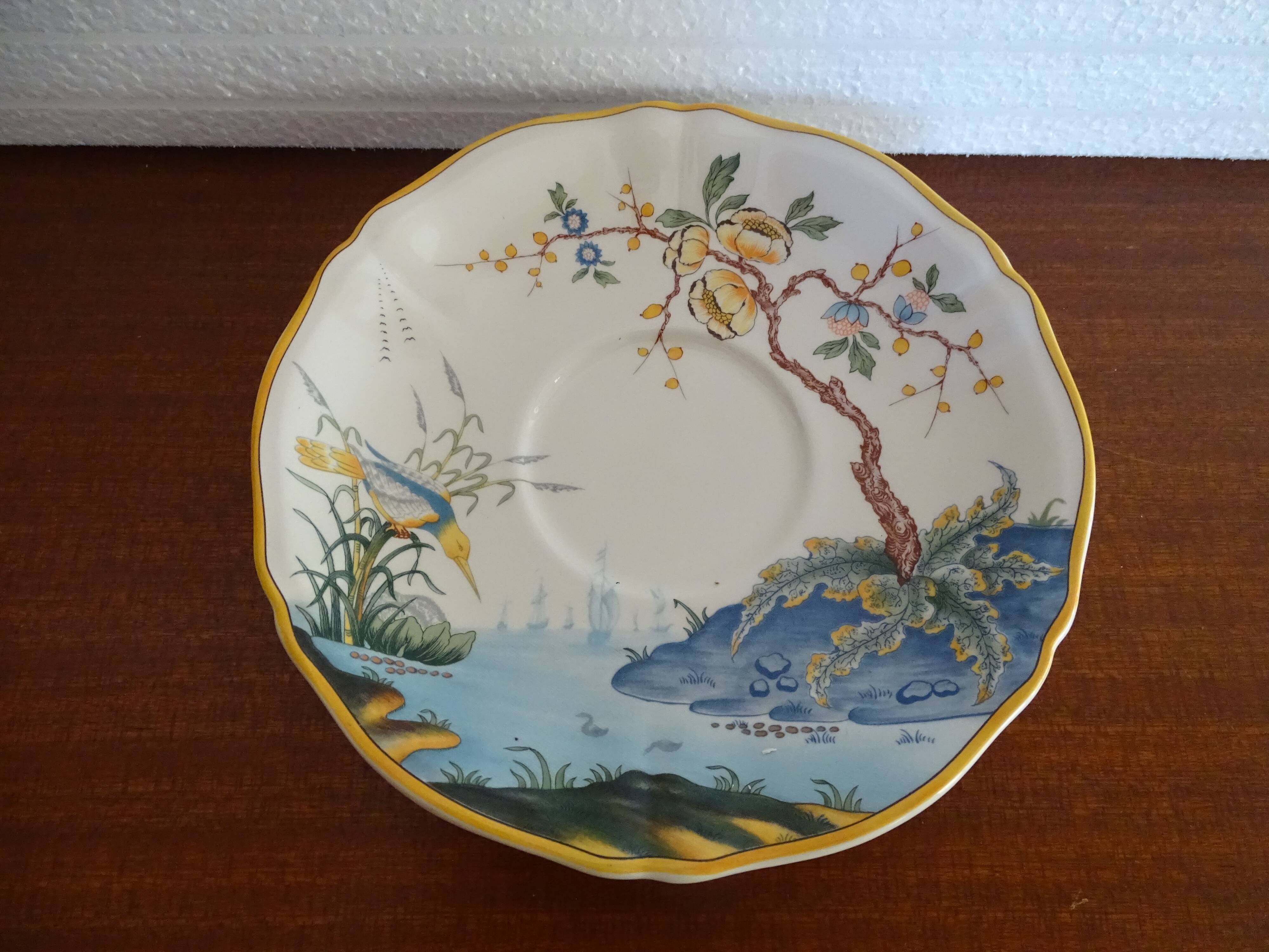 Earthenware lunch cups by Gien MAGELLAN - With box