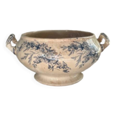 Soupière ancienne modèle Linotte Creil & Montereau