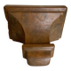 Neo classical console 19th shelf in solid oak