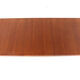 XL extendable rectangular dining table in teak by H.W. Klein for Bramin