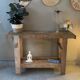 Vintage wooden workbench