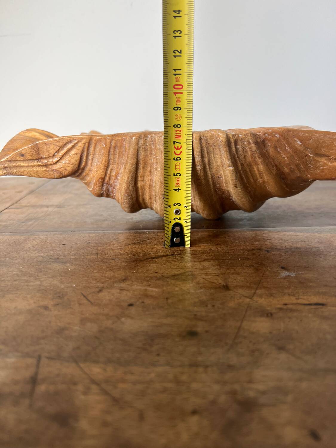 Wooden holy water font