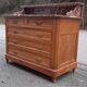 Commode chêne et marbre