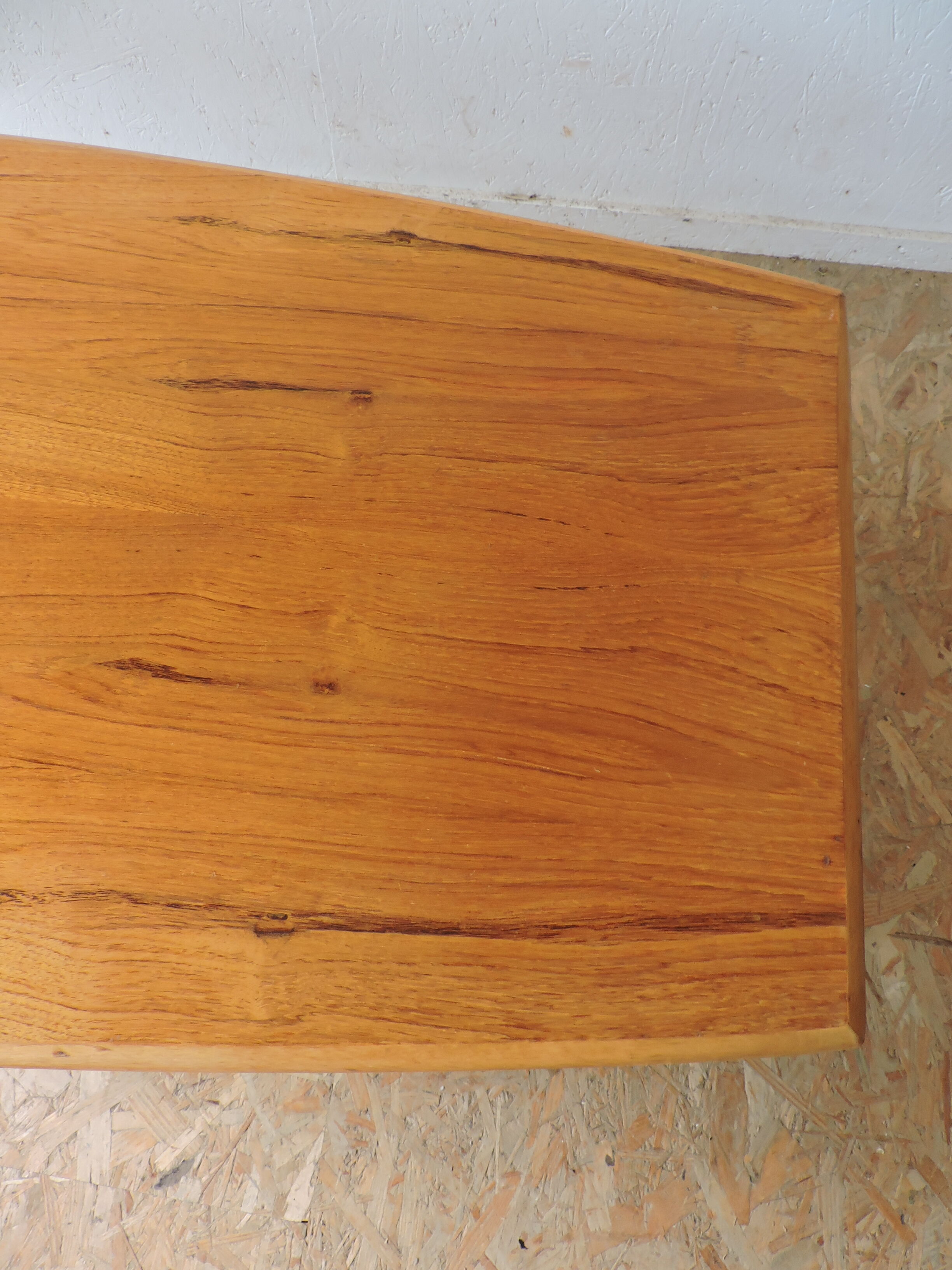 Low scandinavian teak table 60's