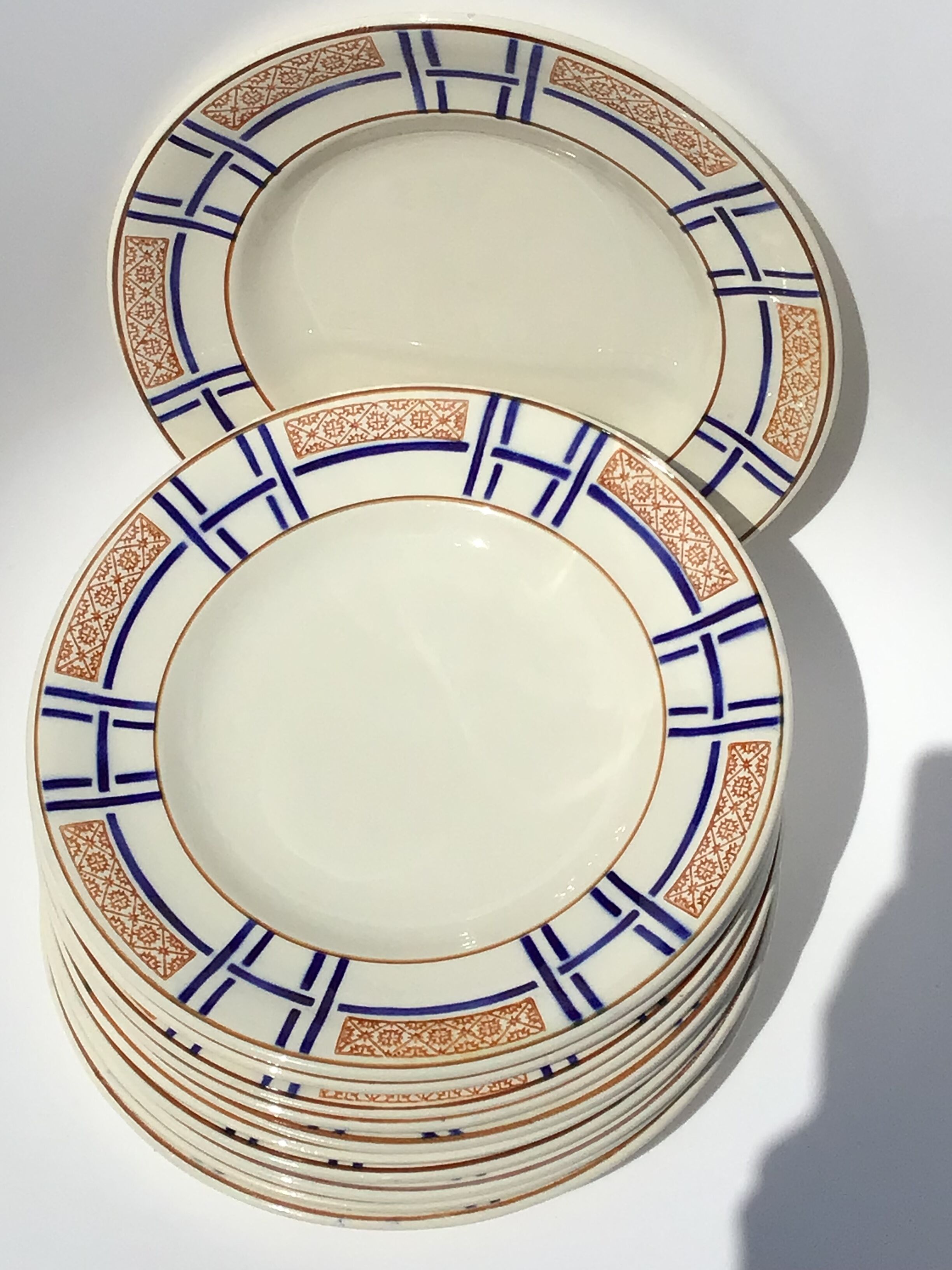 11 flat plates iron earth longwy carmen blue