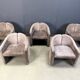 PS142 Easy Chairs by Eugenio Gerli for Tecno, 1970s - set of 5