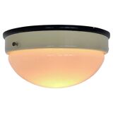 Paire de plafonniers ou appliques encastrées de style Bauhaus en bakélite, années 1940