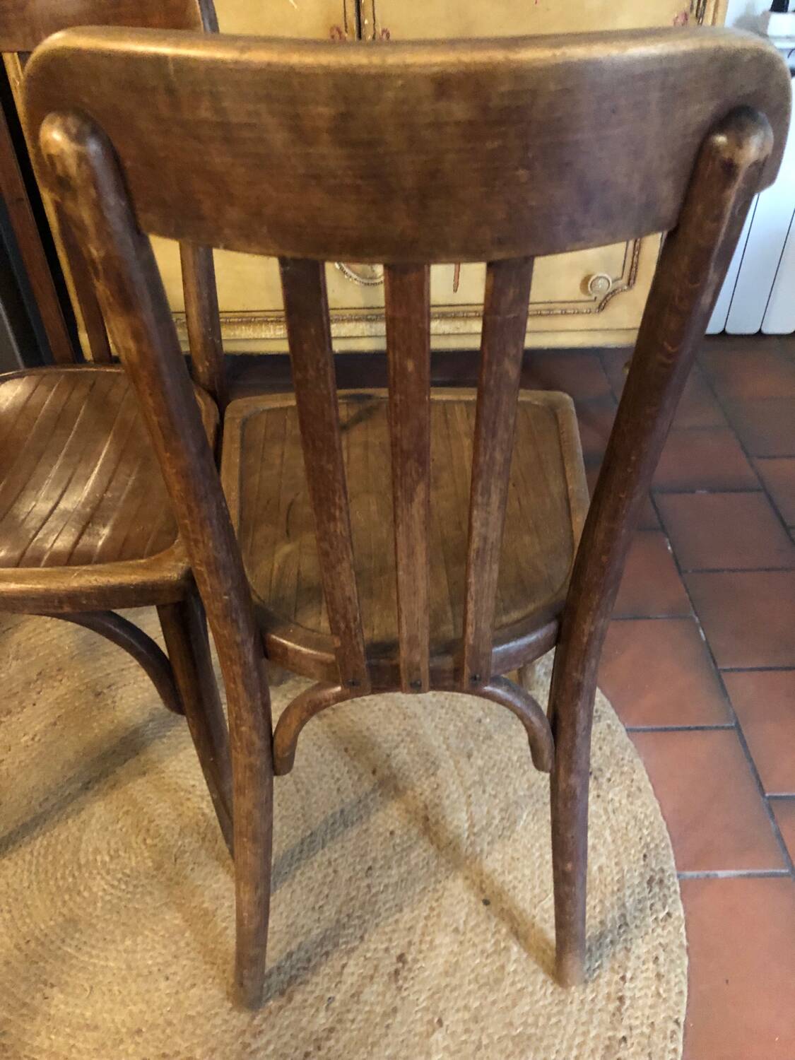 2 bistro chairs