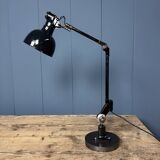 Rademacher black table lamp with enamel shade