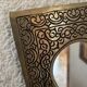 Oriental mirror silver metal