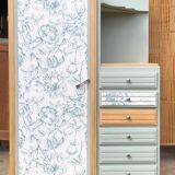 Vintage asymmetrical wardrobe