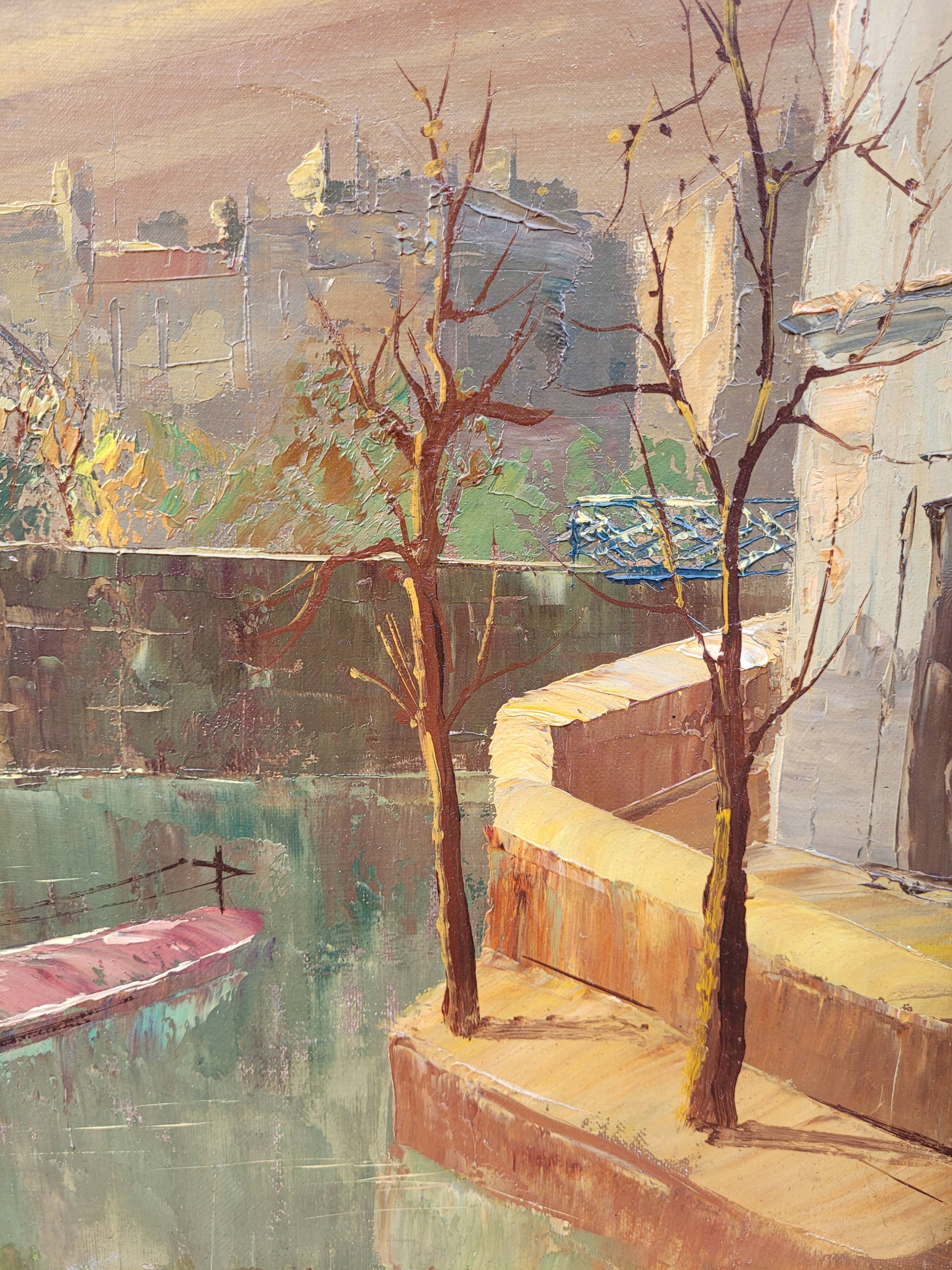 Notre Dame, oil on canvas