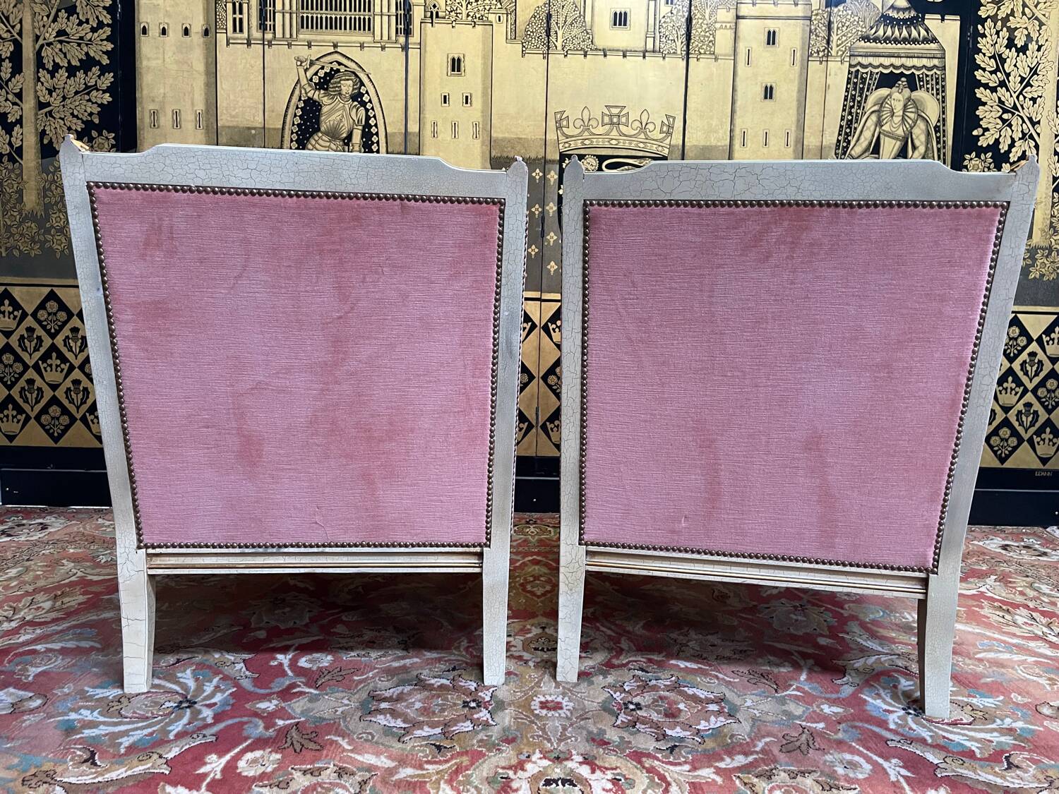 Pair of armchairs - Louis XVI style