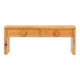 Banc en pin / meuble de couloir dans le style de Ruben Ward