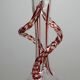 Vintage Murano blown glass soliflore vase 50-60 Filigrana/Zanfirico