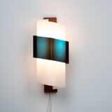 Paire de 2 appliques murales vintage suédoises des années 1950.