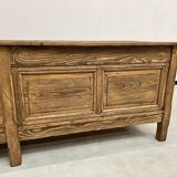 Comptoir ancien, table drapière des années 50