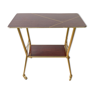 Desserte vintage années 60 en formica relookée