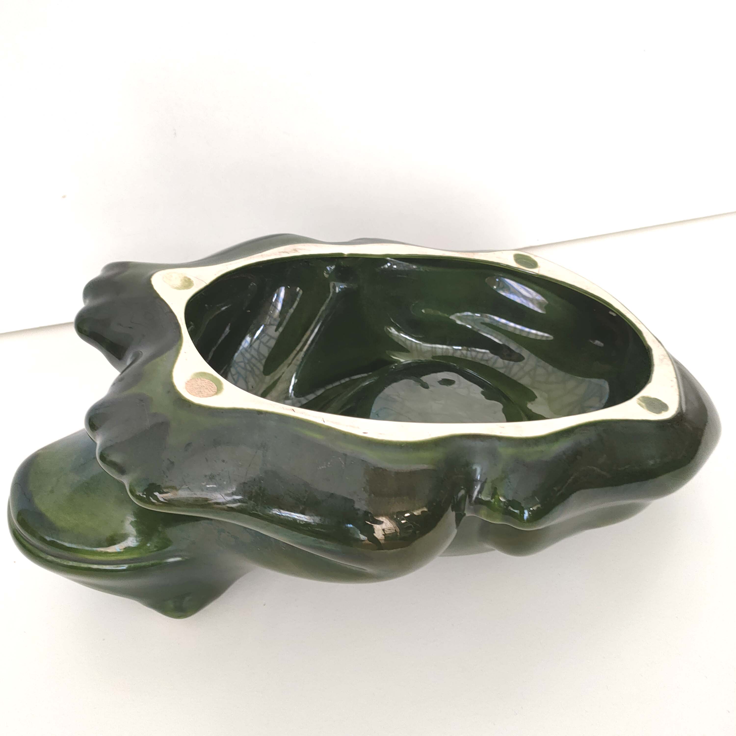 Ceramic frog ashtray L'Héritier Guyot