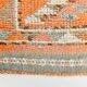 Orange & Beige Tribal Oushak Runner Rug, 88x362Cm