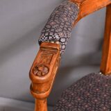 Paire de Fauteuils en Hêtre teinté – Début XXe