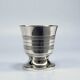 Silver-plated metal egg cup – vintage 1960s