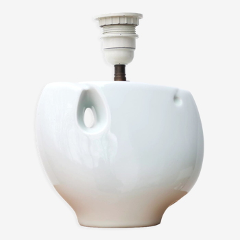 Lampe forme libre en porcelaine de Virebent années 70