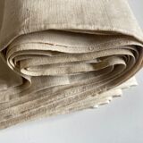Linen canvas trousseau reserve sheet Le Bon Marché 1960