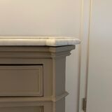 4-drawer dresser with beautiful marble tray