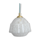 White Clichy glass lamp