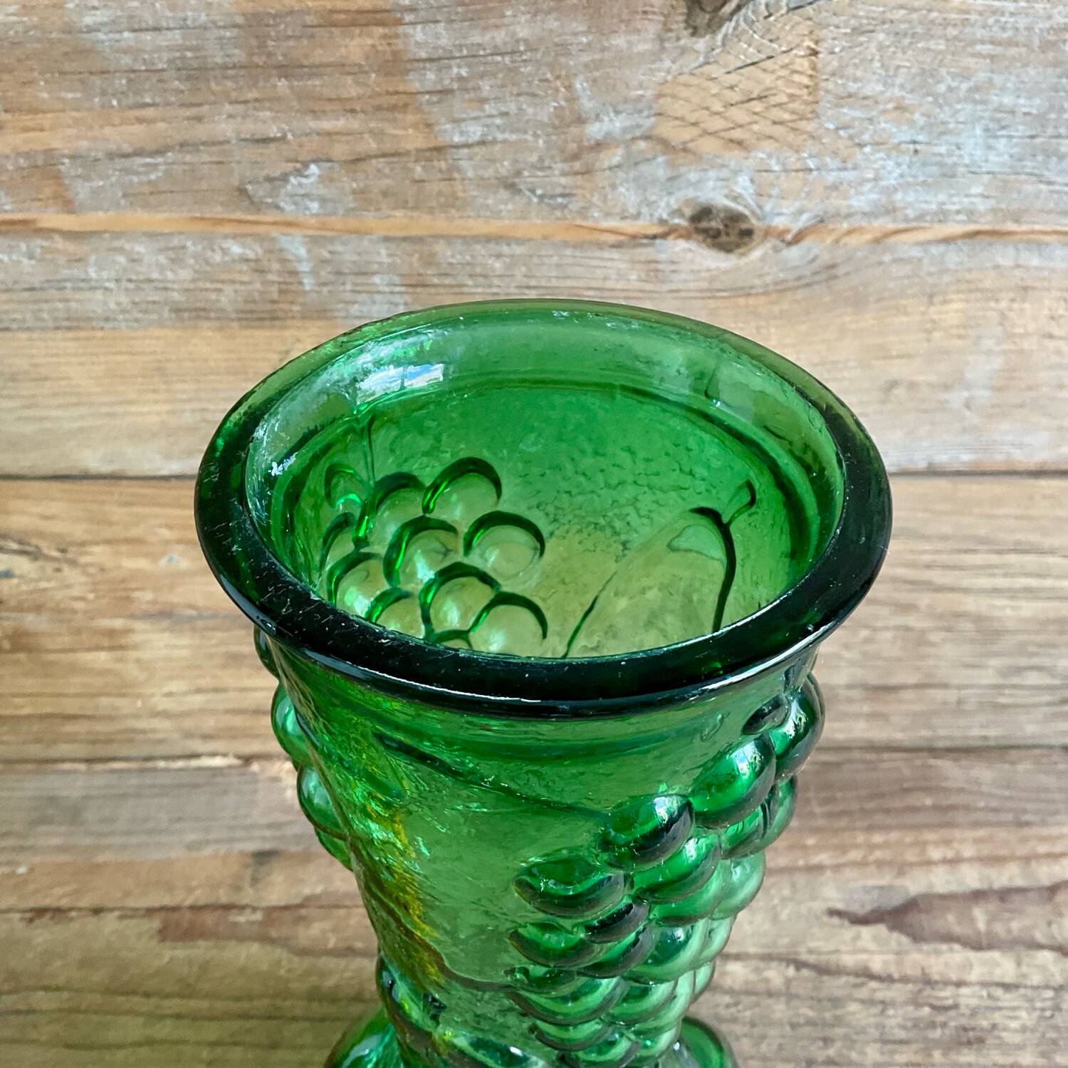 Glass vase "fruits" made in Italy