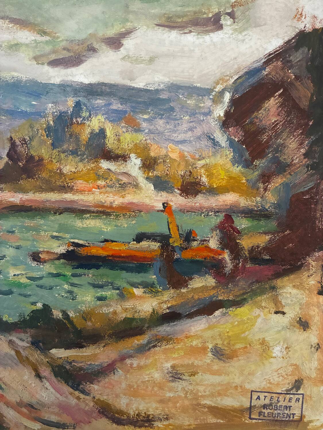 Breton Landscape, Robert Fleurent, 1945