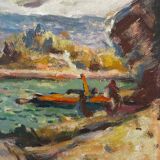 Breton Landscape, Robert Fleurent, 1945