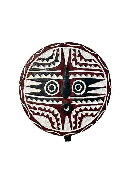 BWA shield painted Ø30cm in wood — “The Breath of the Ancestors”