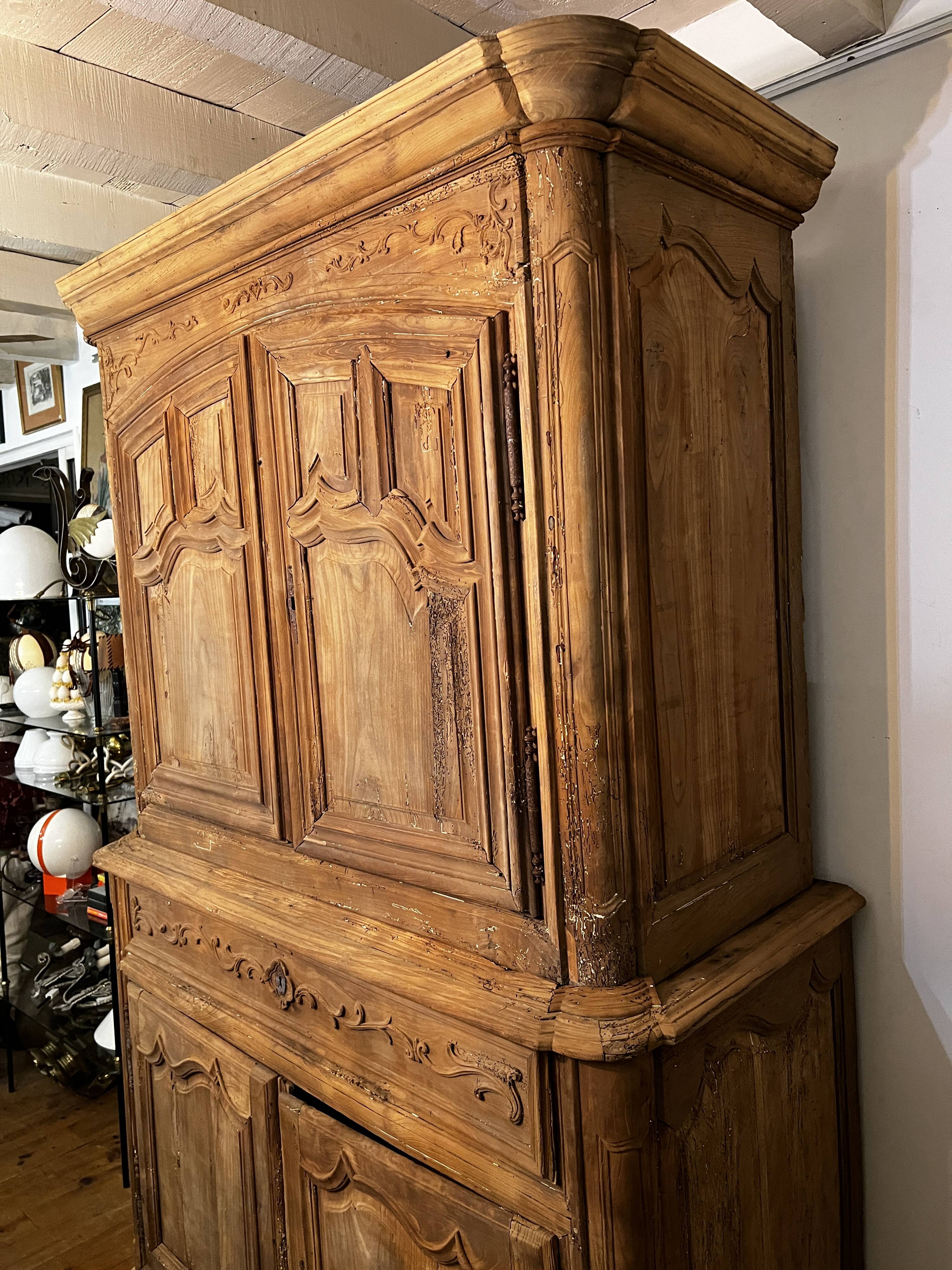 Two bodies cherry wood buffet