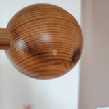 1970s solid pine coat rack