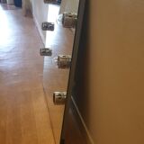 Large vintage bright mirror 80x80cm