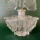 Art Deco perfume bottle in bohemian crystal engraved 1930