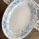 Boch Frères Rubis model ironstone oval dish