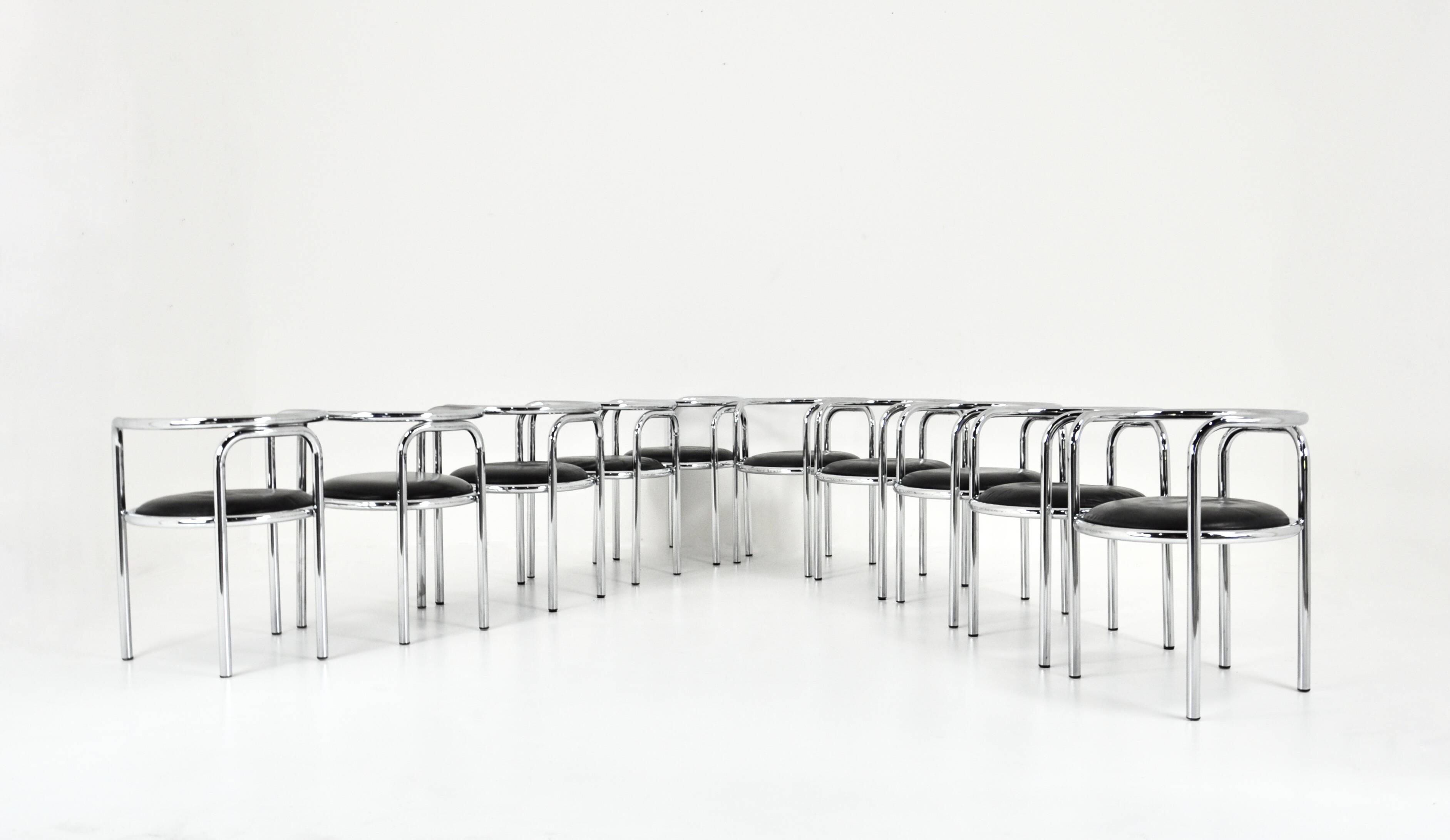“Locus Solus” chairs by Gae Aulenti for Poltronova, 1960s