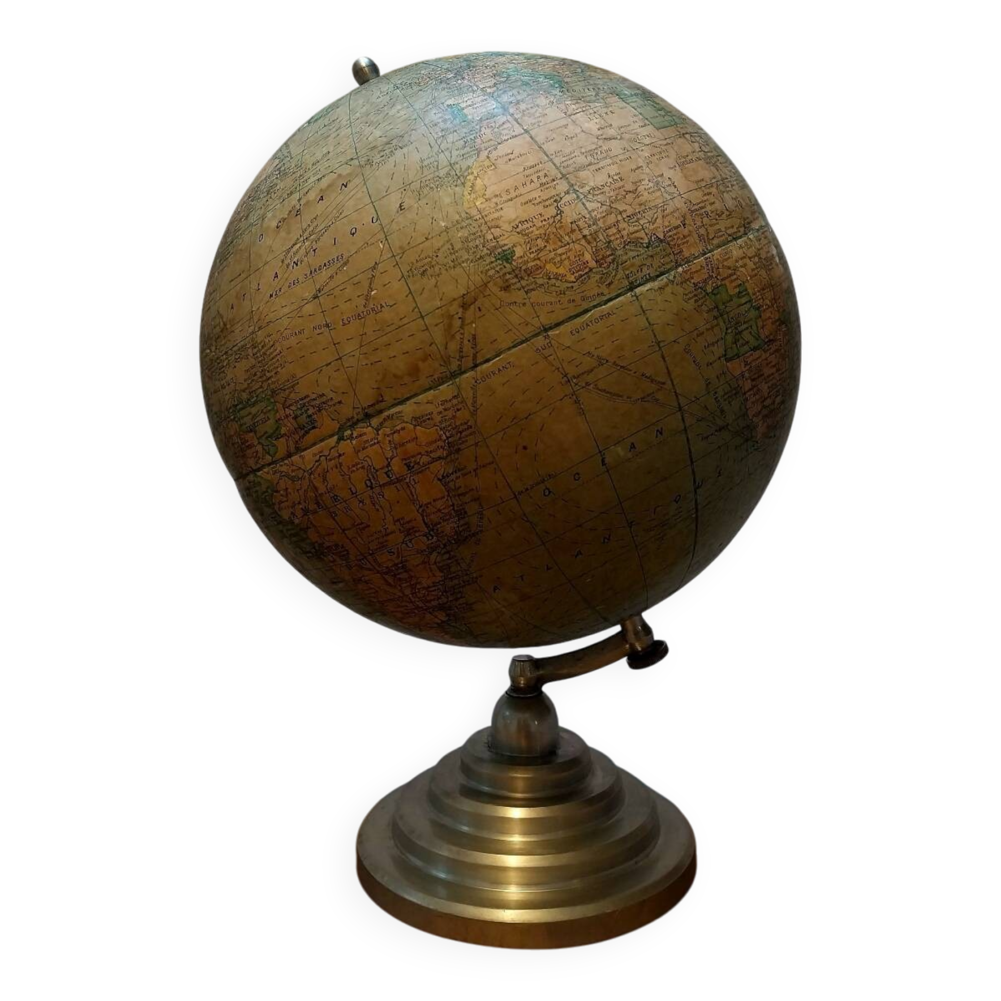 World globe, early 20th century
