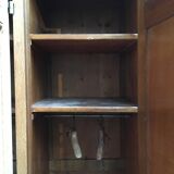 Former Bank of France 2 oak cabinet