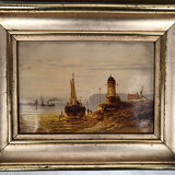 Series of four small framed chromos